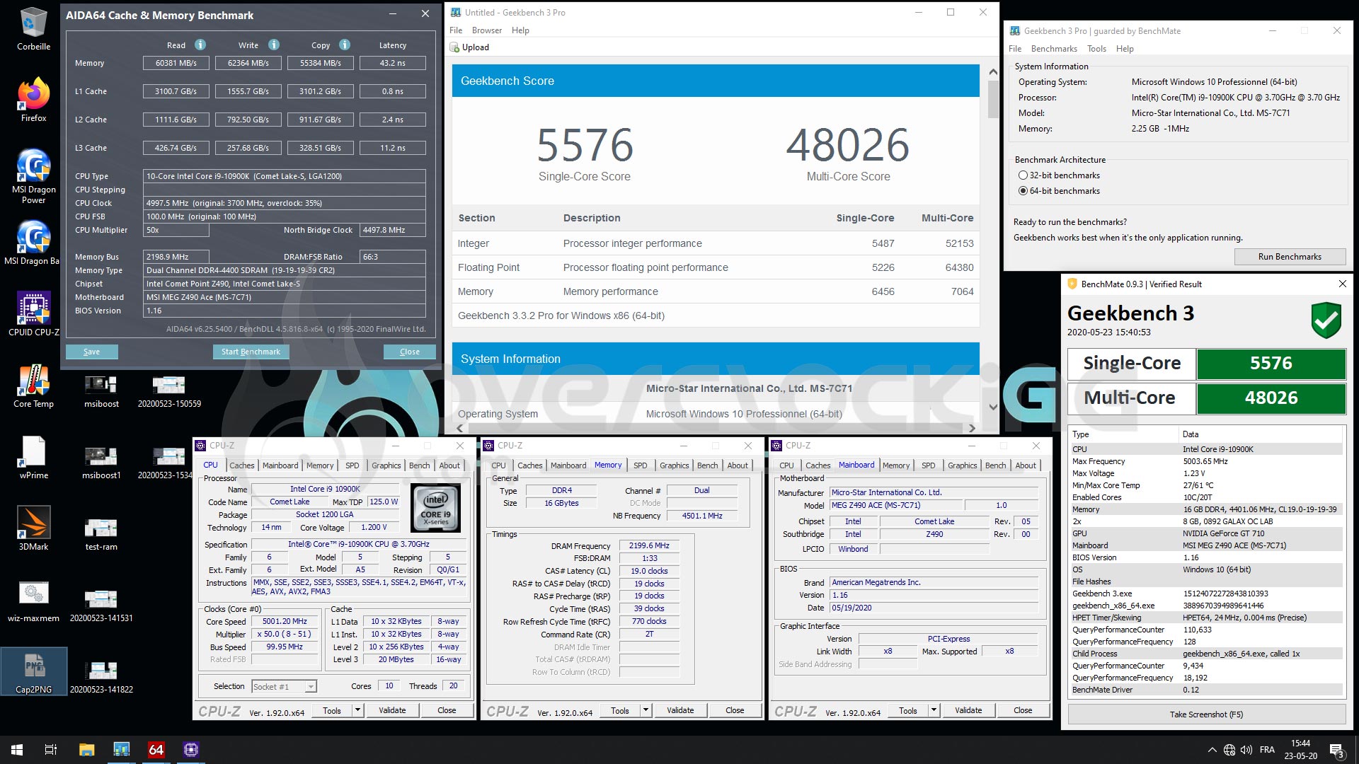 Overclocking mémoire MSI Try It!