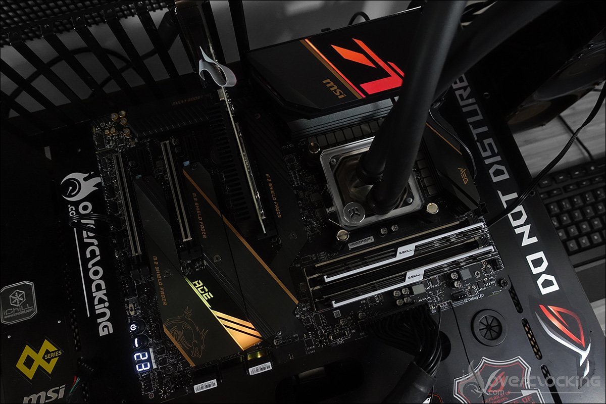 Test 10700K sur la MSI MEG Z490 ACE