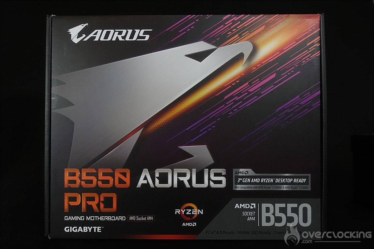 La carte mère Aorus B550 Pro