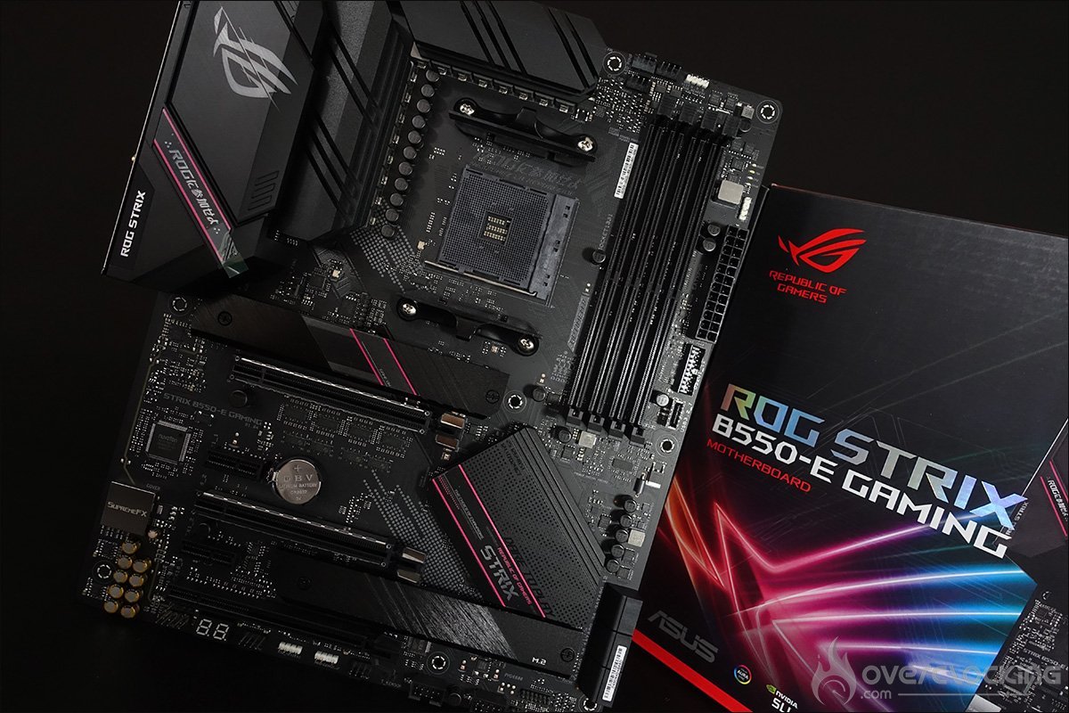 La carte mère Asus ROG Strix B550-E Gaming