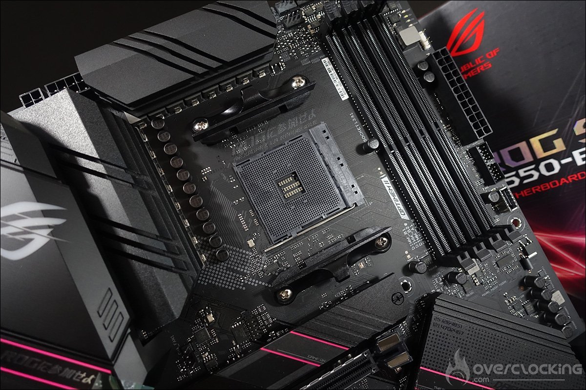 La carte mère Asus ROG Strix B550-E Gaming