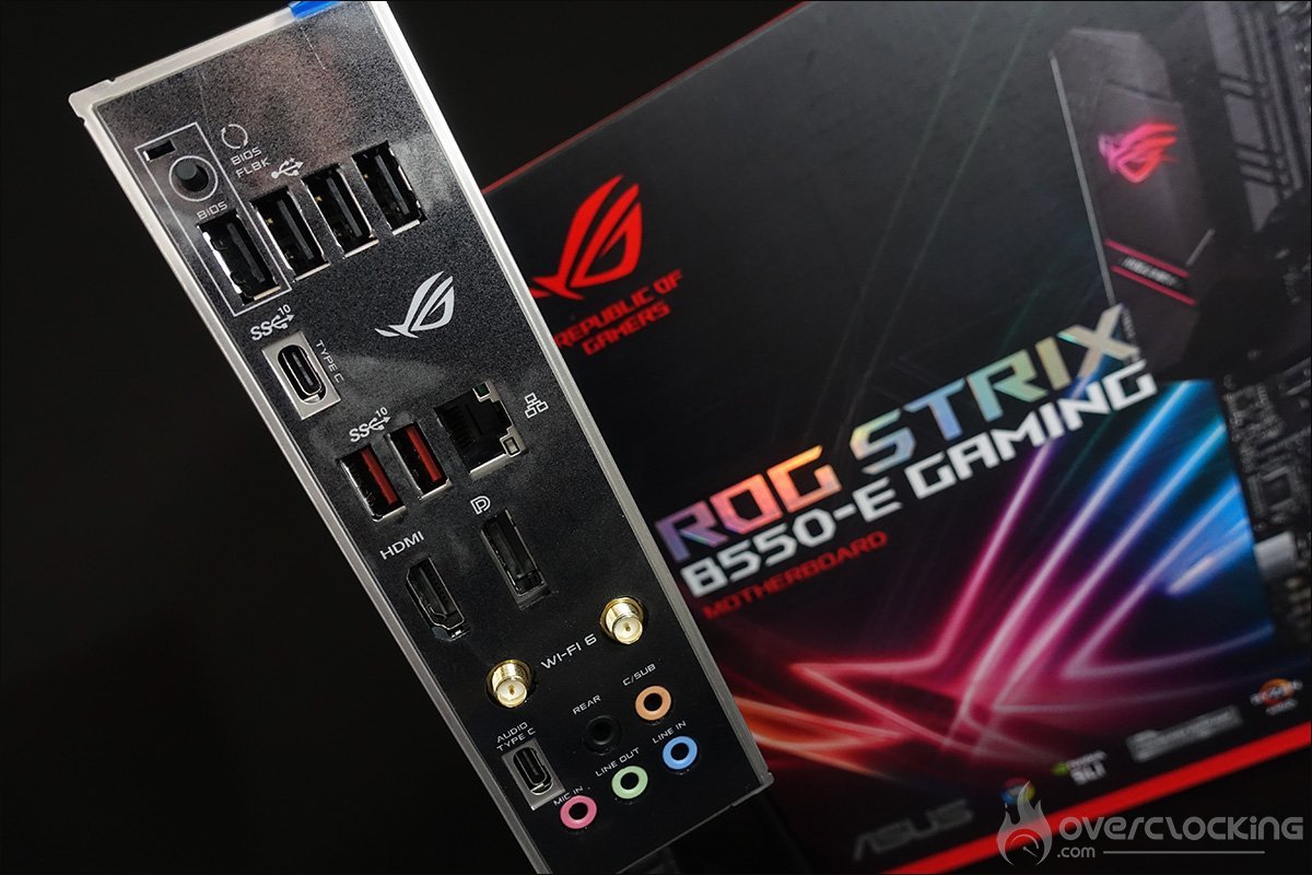 La carte mère Asus ROG Strix B550-E Gaming