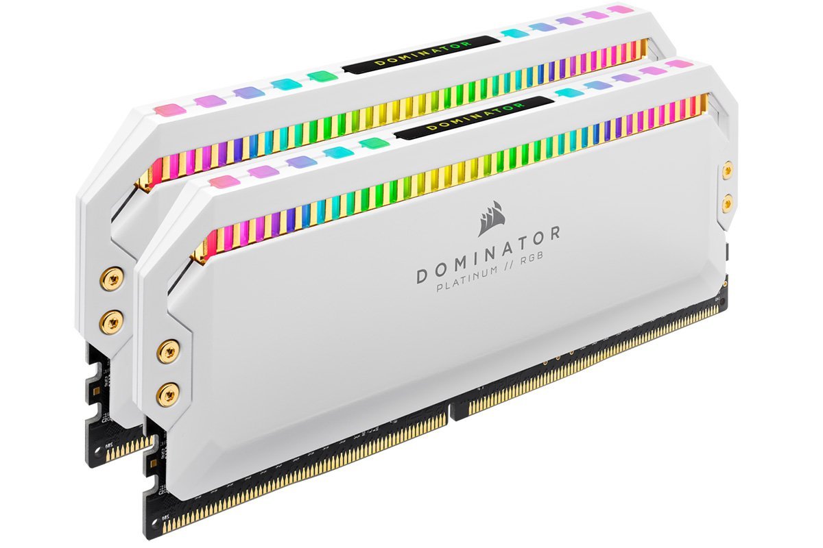 Corsair memory Platinum RGB blanche