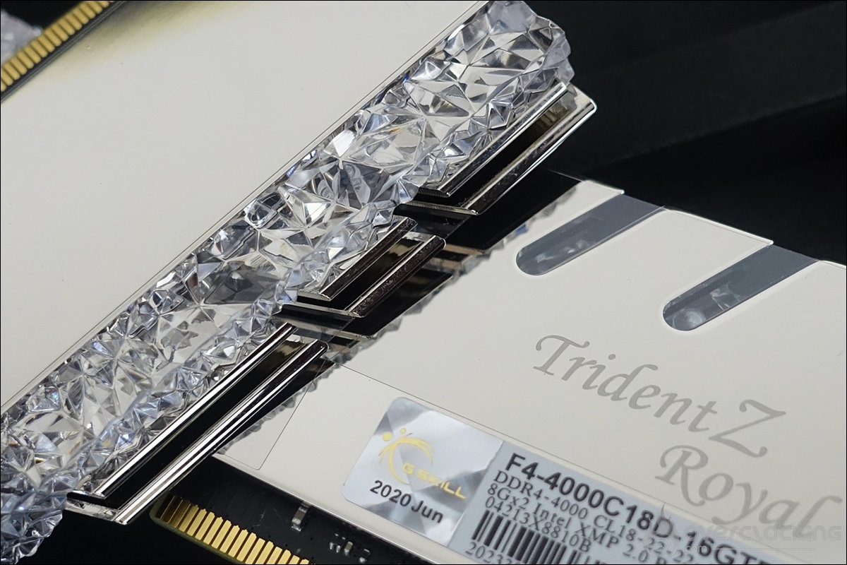 Kit mémoire GSKILL TridentZ Royal 4000 MHz CL18