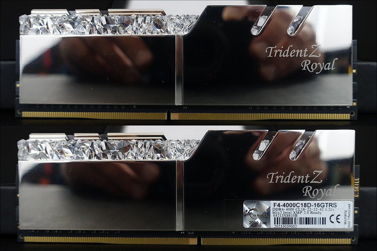 Kit mémoire GSKILL TridentZ Royal 4000 MHz CL18