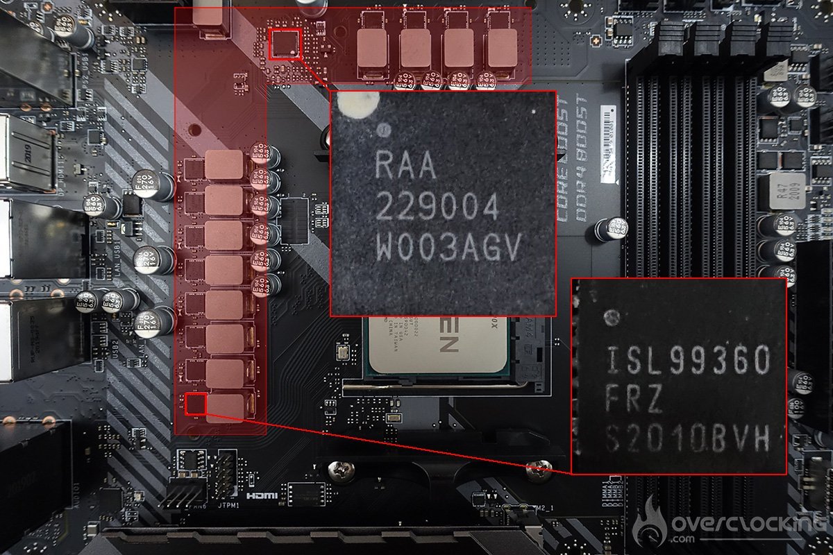 VRM MSI MAG B550 TomaHawk