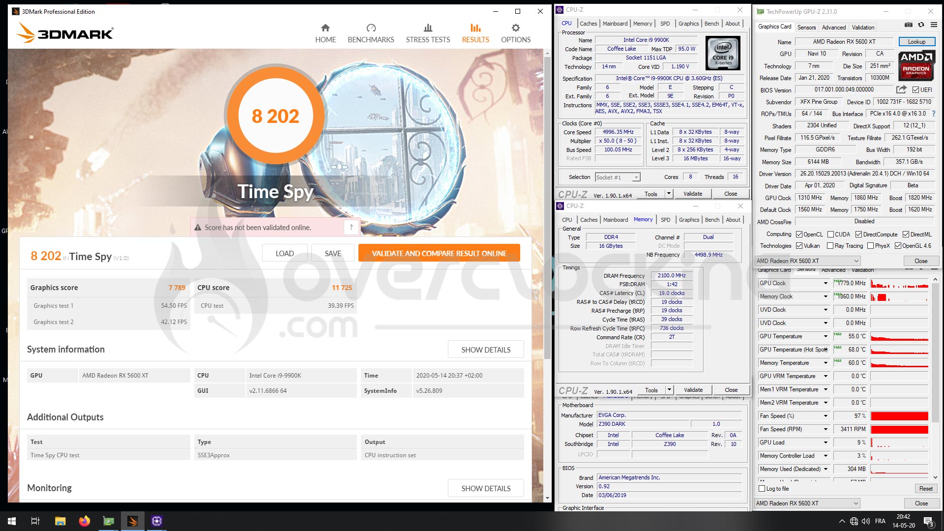 Overclocking XFX RX 5600 XT