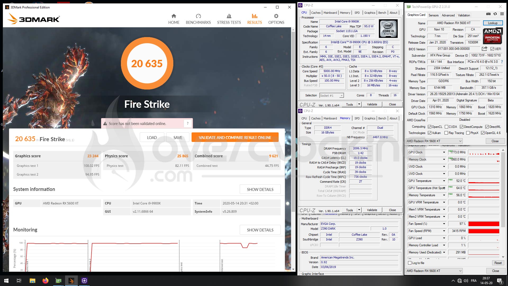 Overclocking XFX RX 5600 XT