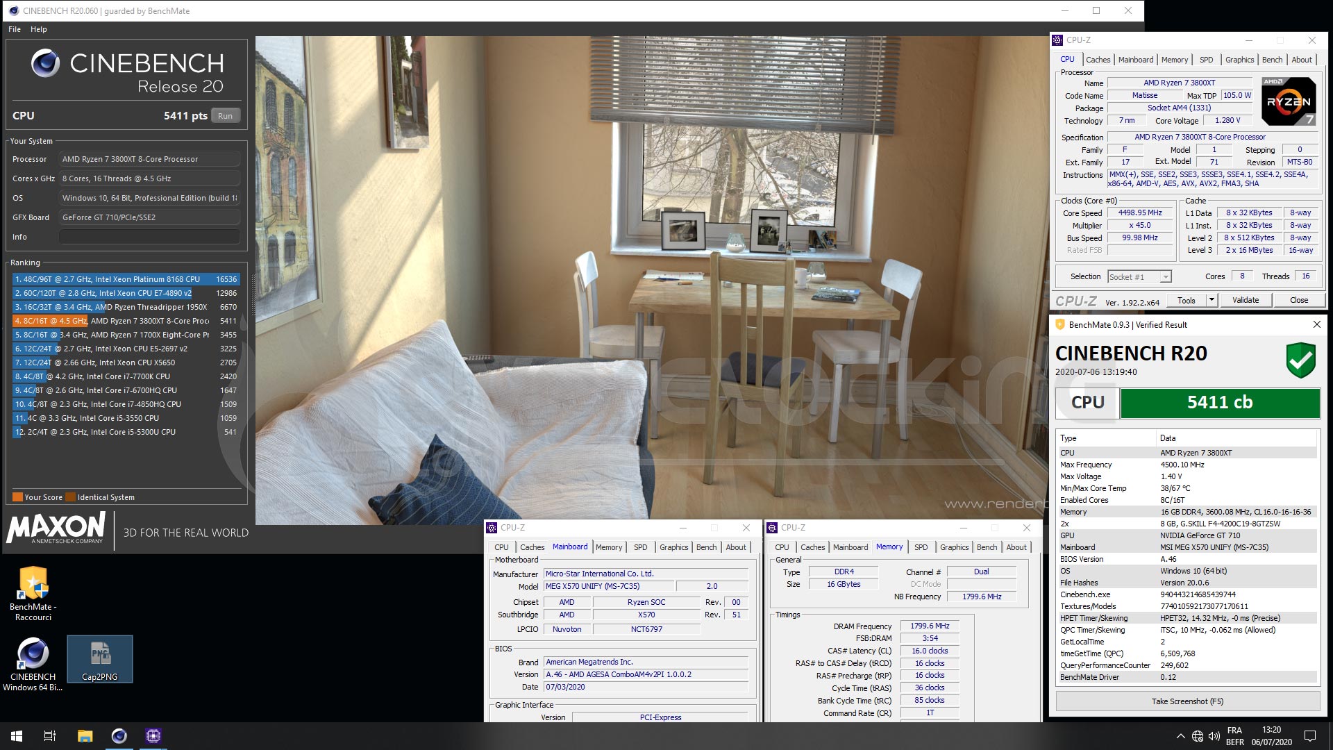 Overclocking AMD Ryzen 3800XT à 4.5 GHz