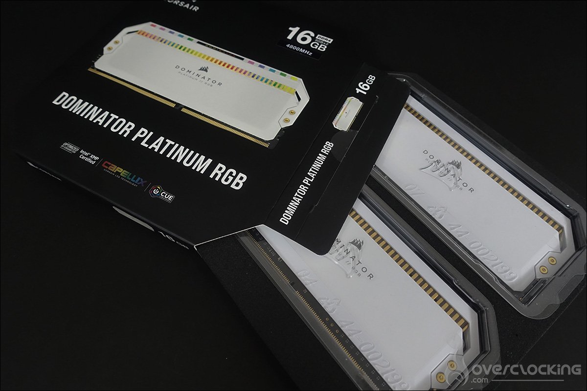 Corsair Dominator Platinum RGB white