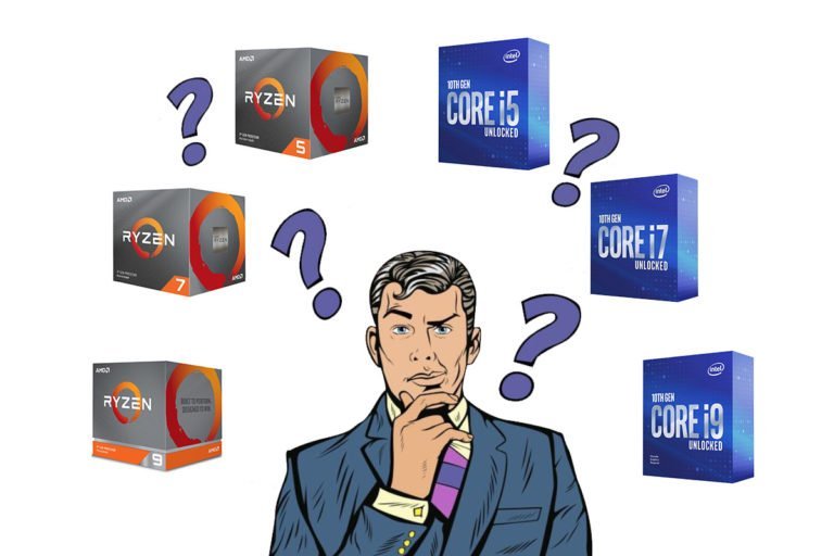 Comparatif processeurs AMD et INTEL