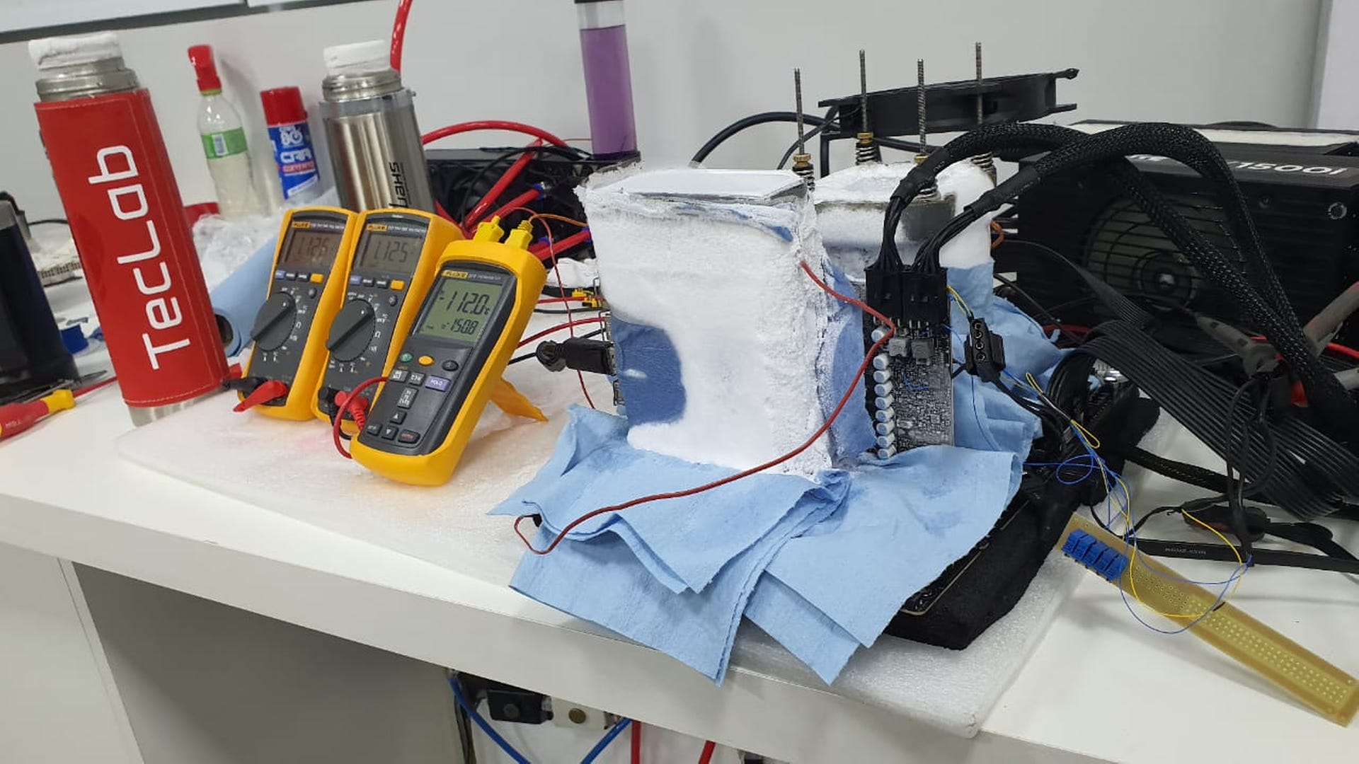 Session sous froid pour la RTX 3080 de Galax