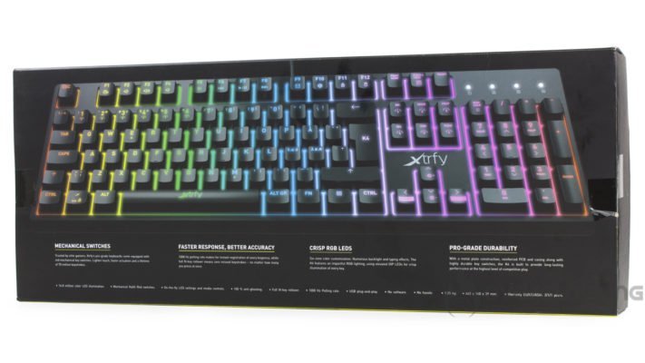 Xtrfy K4 RGB - Boîte