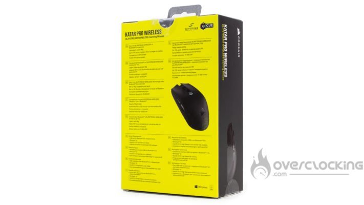Corsair Katar Pro Wireless - Boîte
