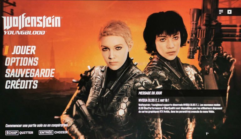 Mise à jour DLSS pour Wolfstein Youngblood