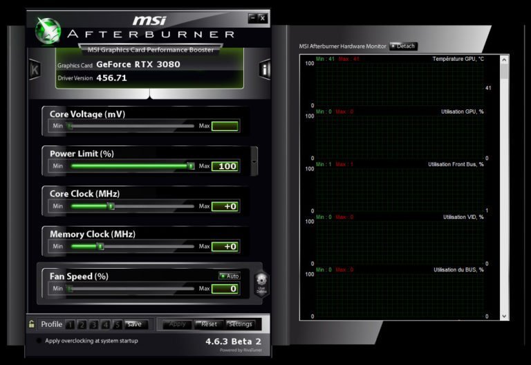Pour lire le hotspot des RTX 50 via Afterburner, il faut bidouiller !