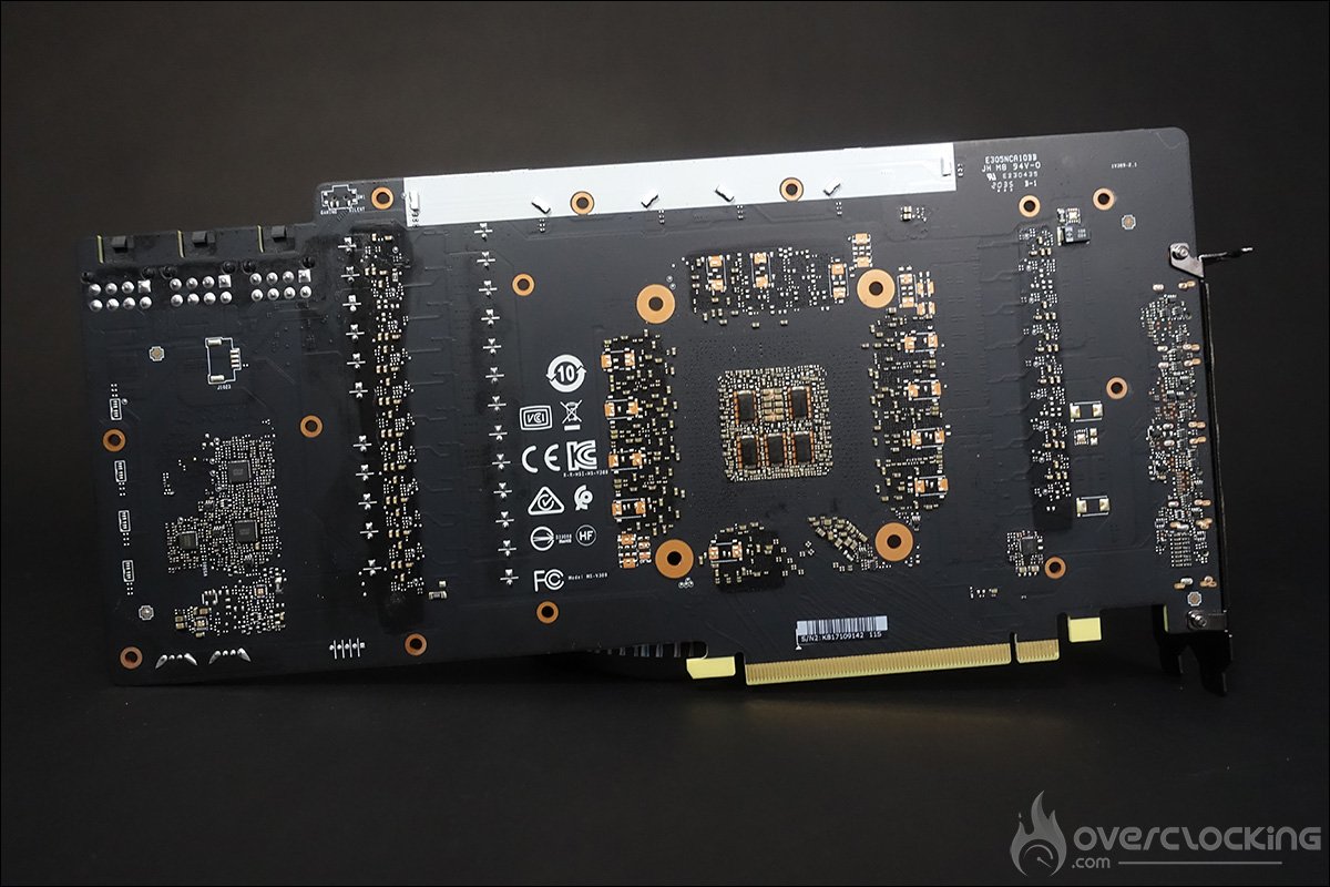 Le PCB de la MSI RTX 3080 Gaming X Trio