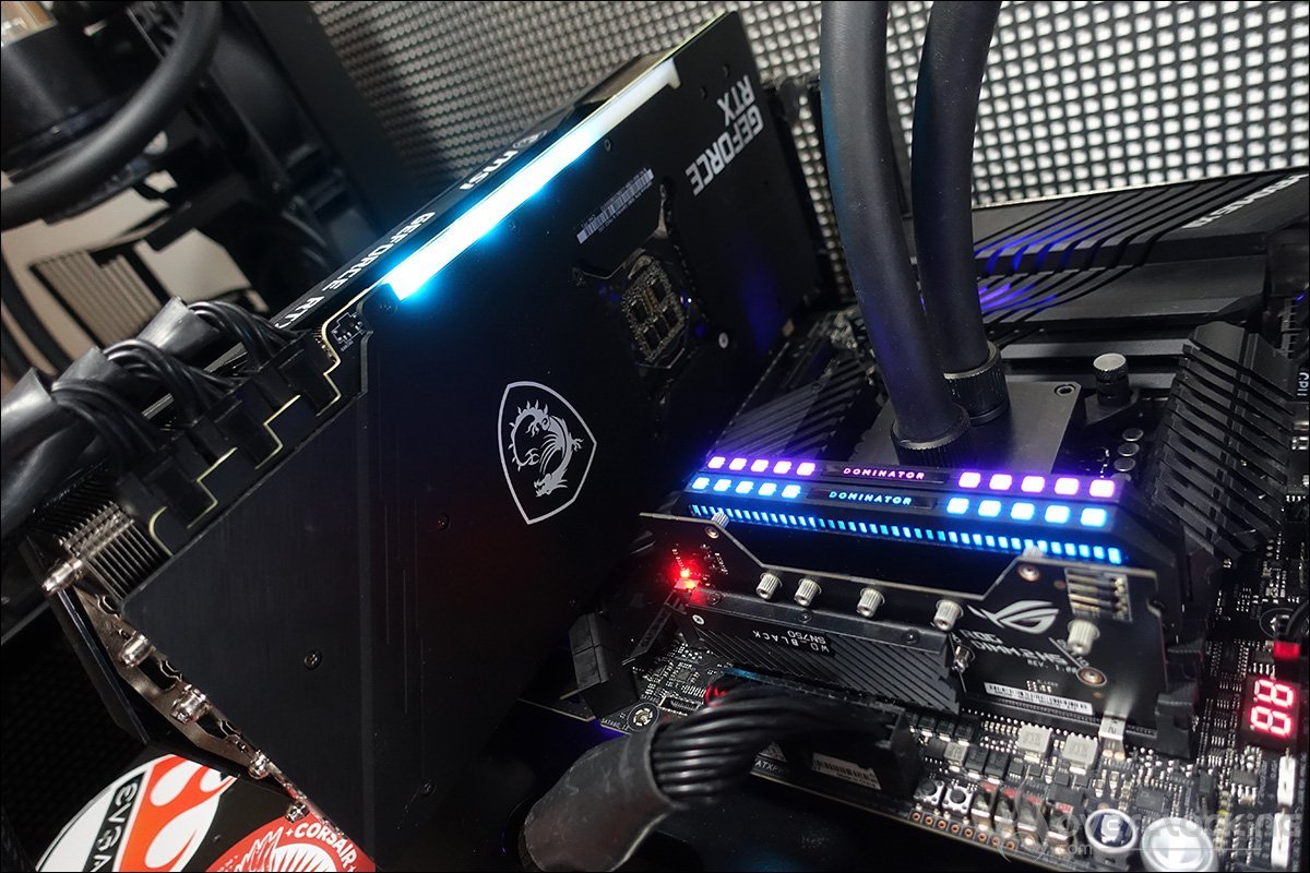 Bench avec la MSI RTX 3080 Gaming X Trio