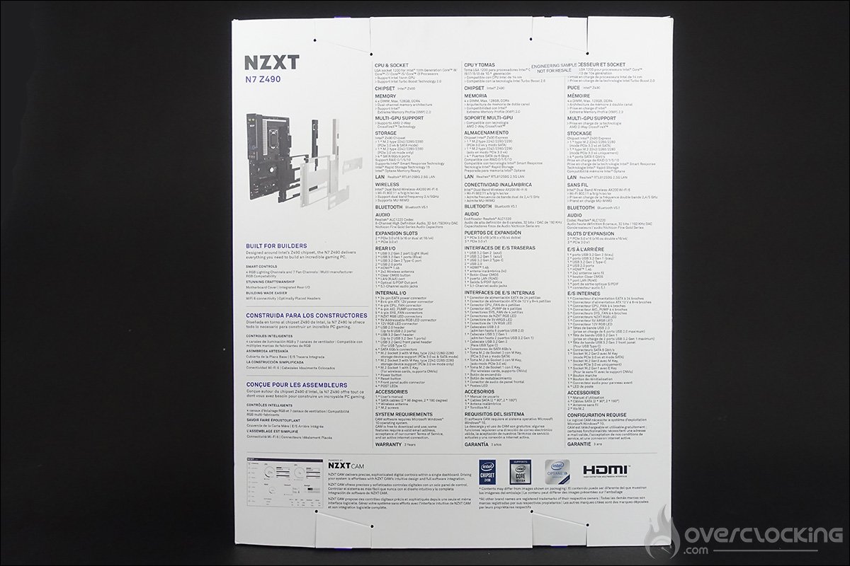 La carte mère N7 490 de NZXT