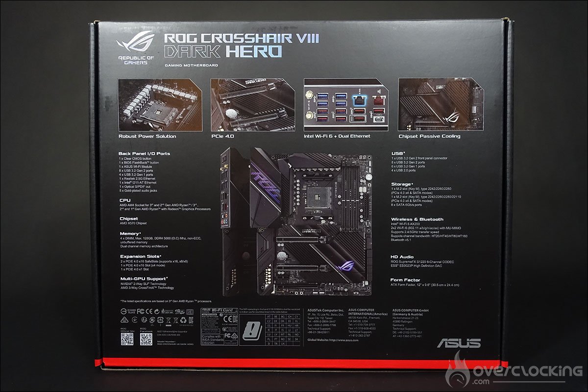 Asus Crosshair VIII Dark Hero