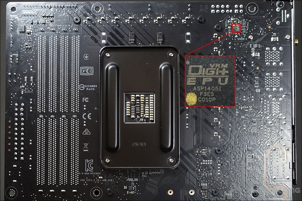 VRM Asus Crosshair VIII Dark Hero