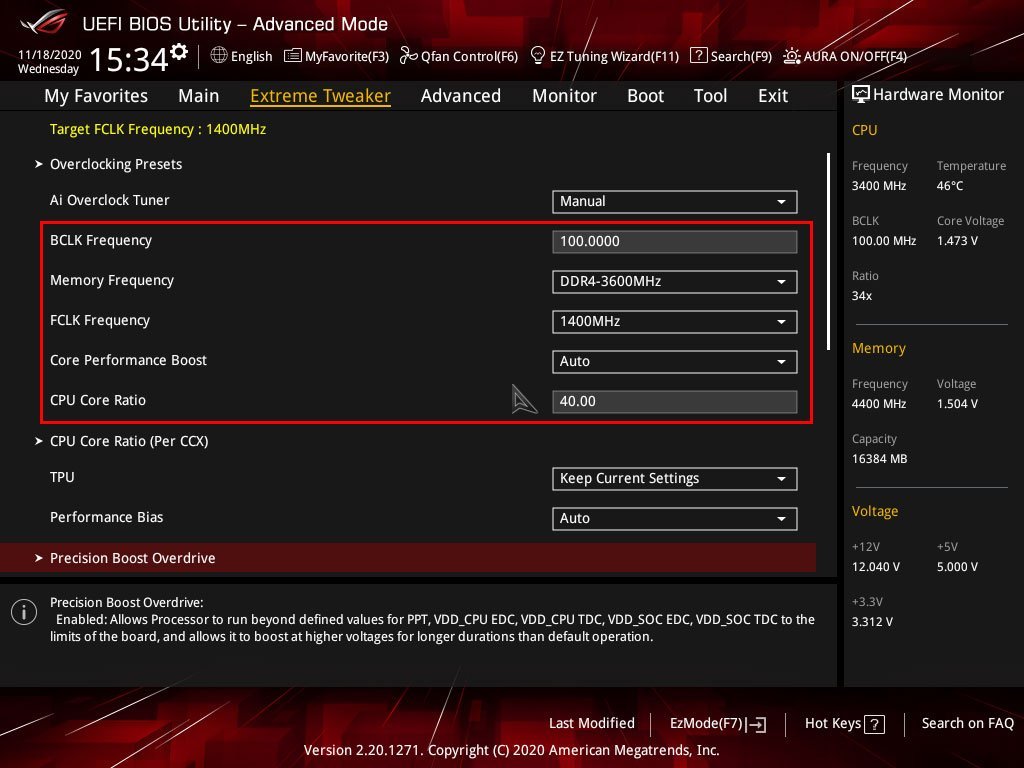 Bios LN2 asus crosshair viii dark hero