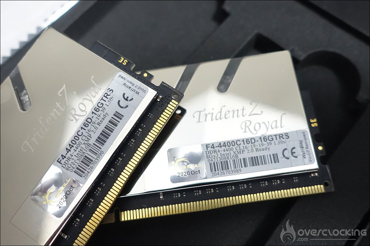 Kit mémoire GSKill TridentZ Royal 4400 CL16