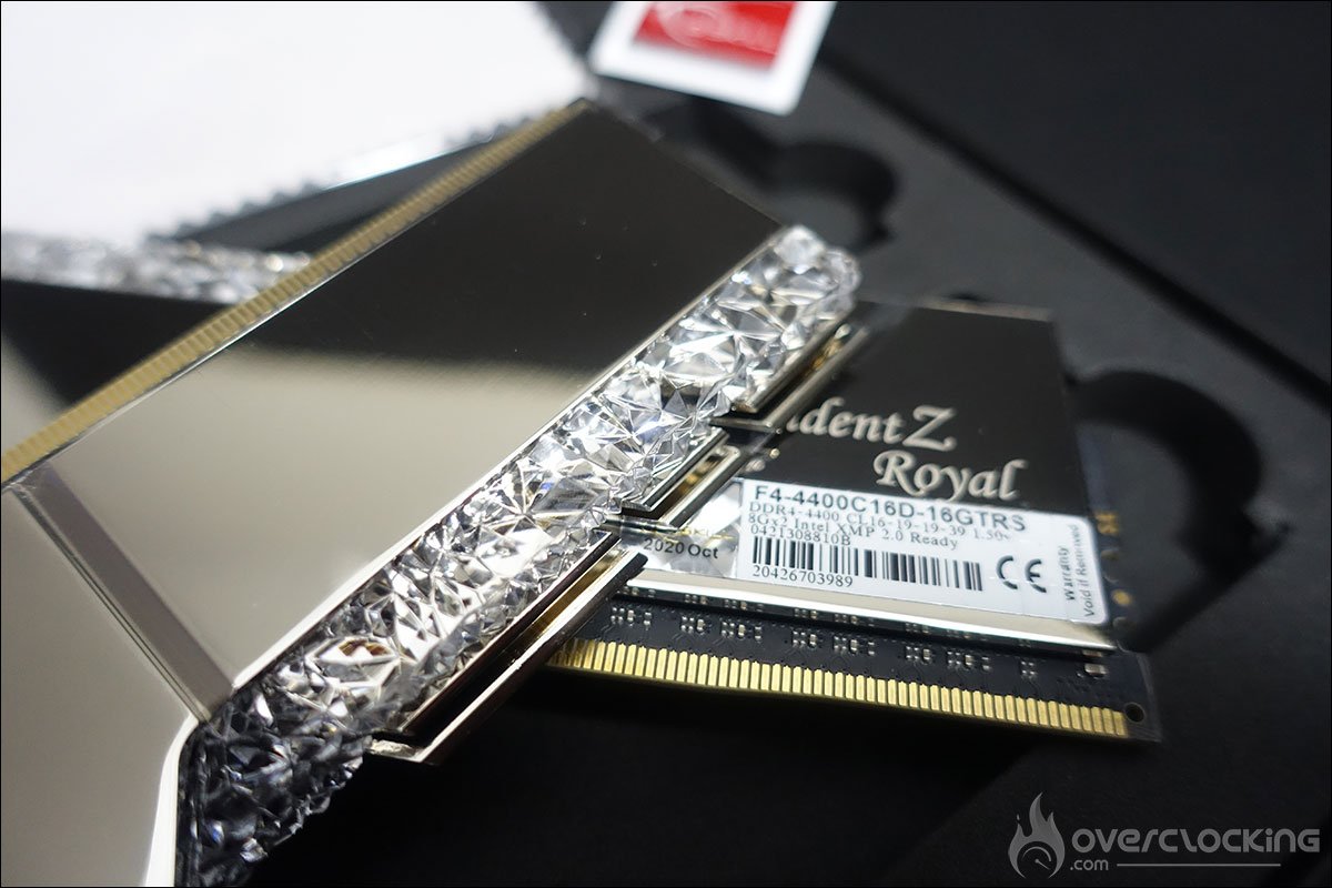 Kit mémoire GSKill TridentZ Royal 4400 CL16