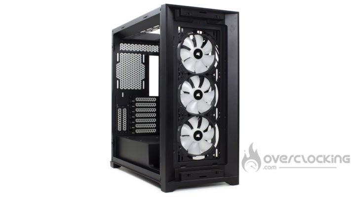 Corsair iCUE 5000X RGB Black sans panneaux ni filtres