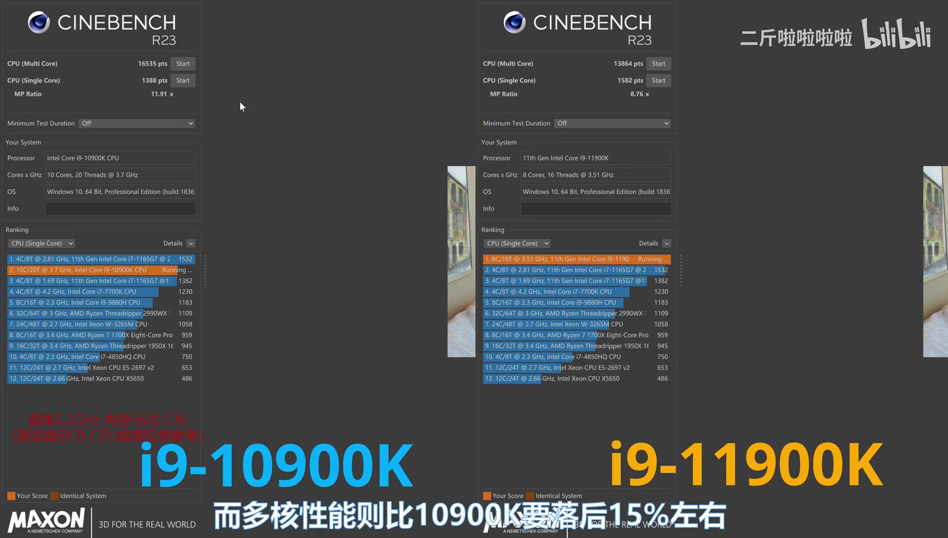 10900K VS 11900K