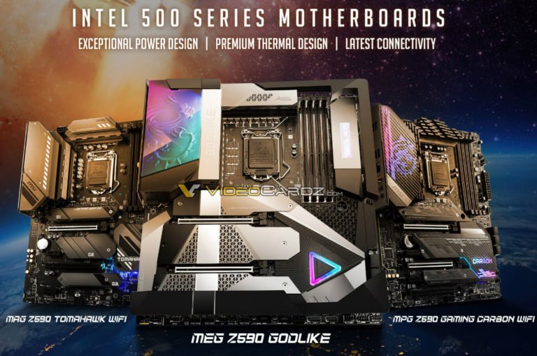 Les cartes mères MSI Z590