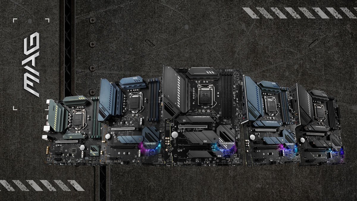 MSI cartes mères chipset Z590