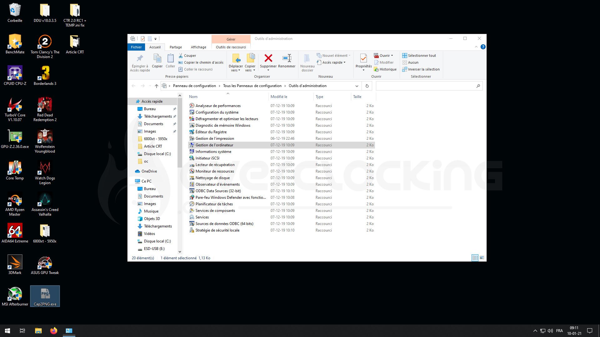 Logiciel Clock Tuner 2.0