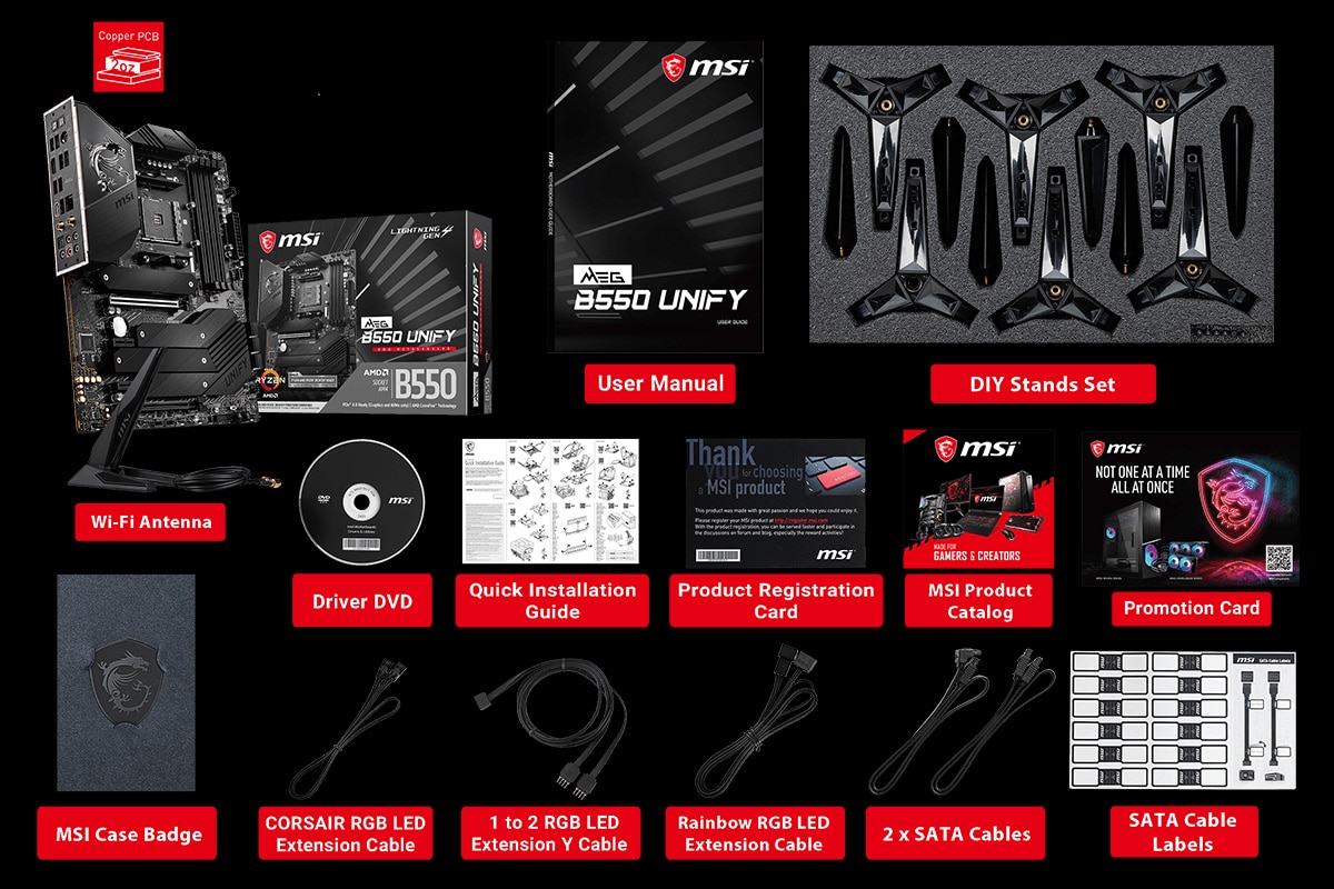 MSI MEG B550 Unify
