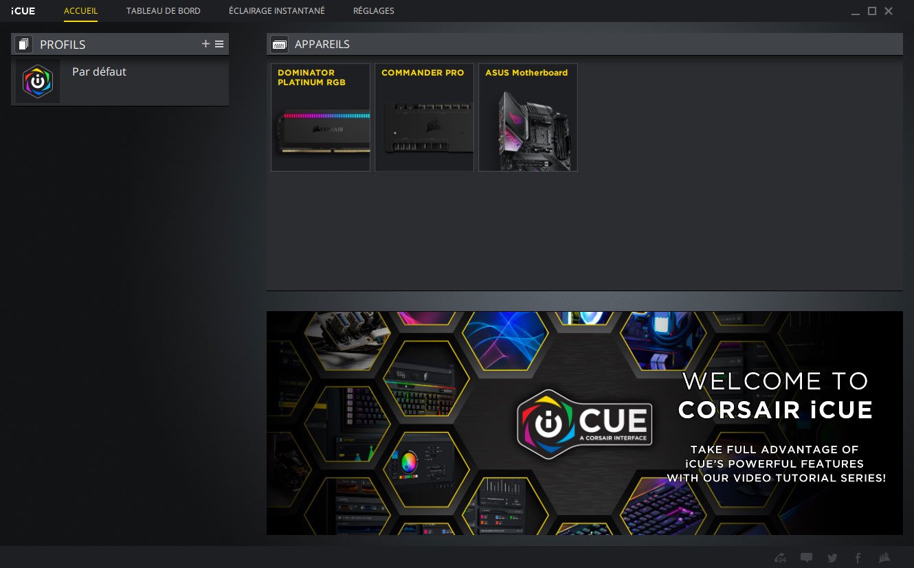 Logiciel iCUE Corsair