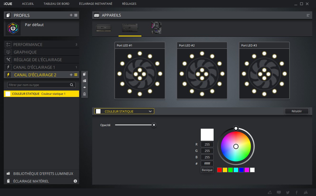 Logiciel iCUE Corsair