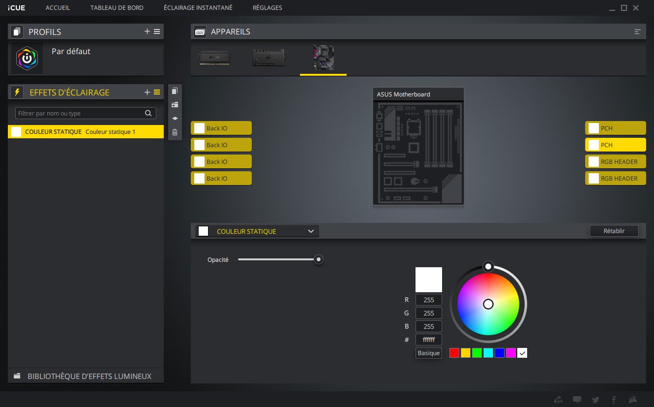 Logiciel iCUE Corsair