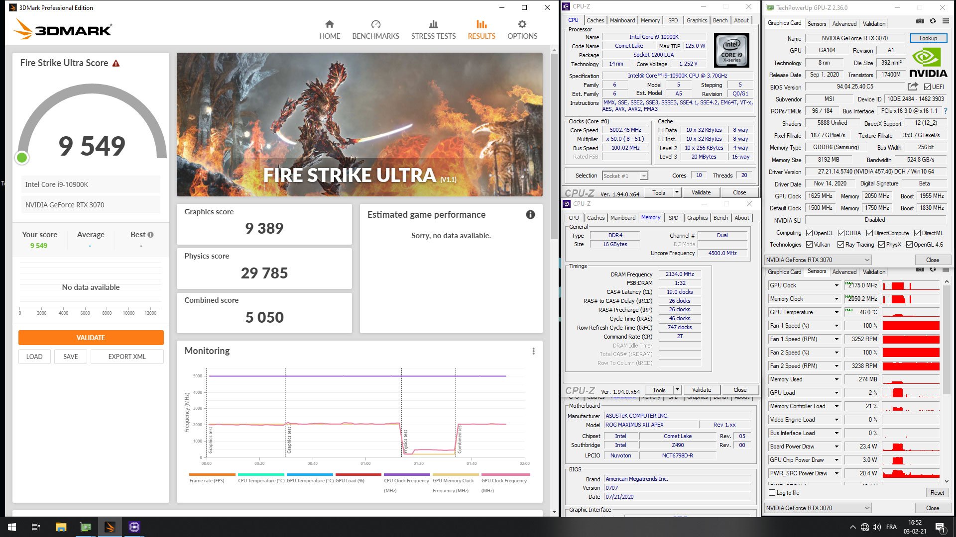 Overclocking RTX 3070 Gaming X Trio