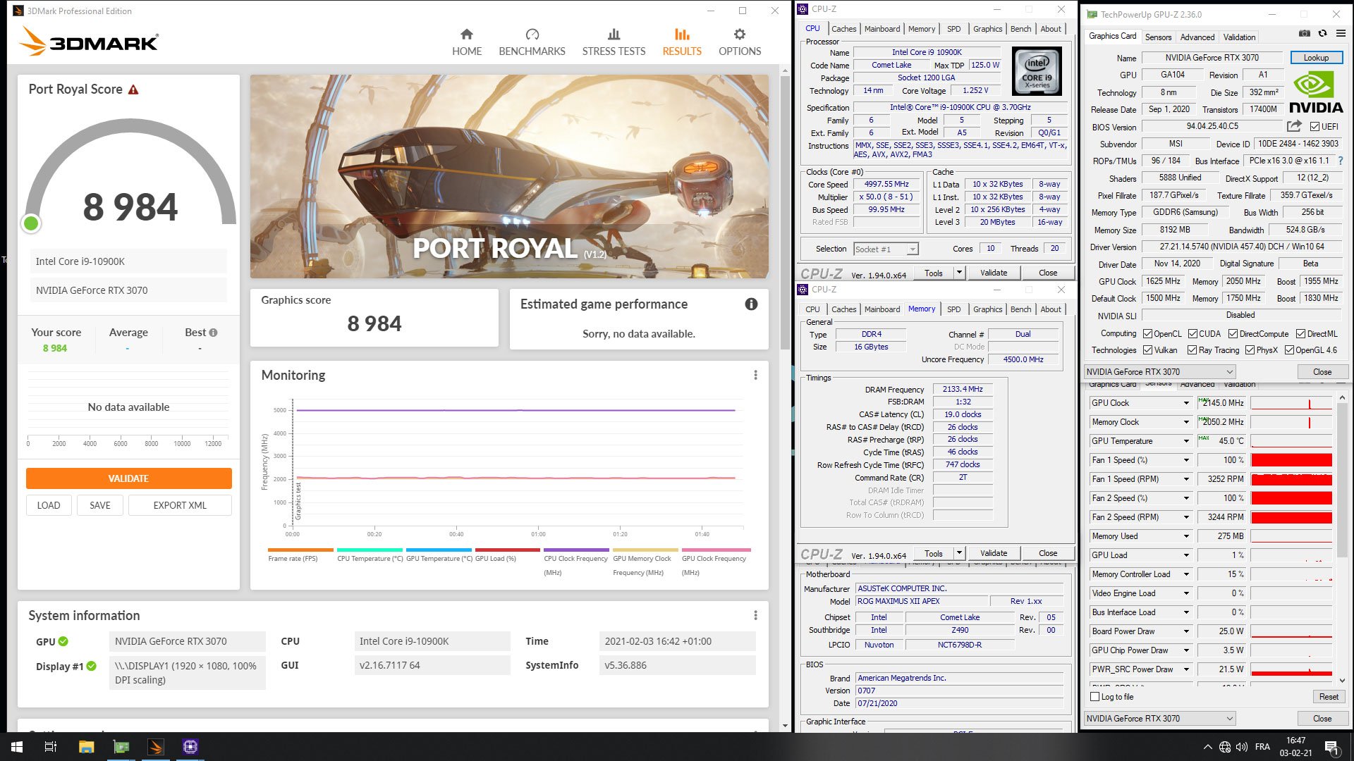 Overclocking RTX 3070 Gaming X Trio
