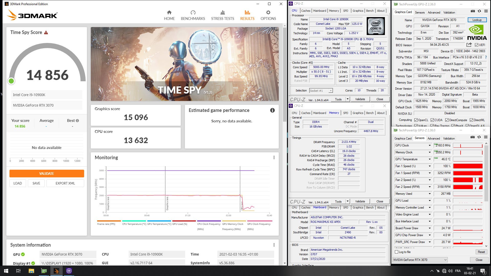 Overclocking RTX 3070 Gaming X Trio