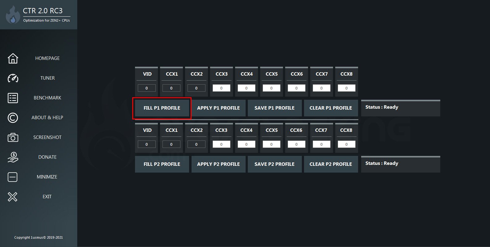 Logiciel Clock Tuner 2.0