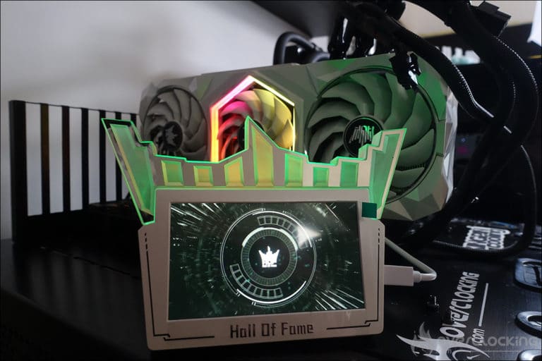 Ecran LCD HOF RTX 3090 HOF
