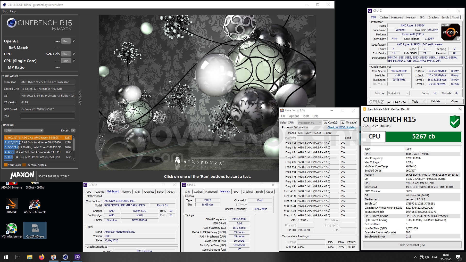 IceGiant ProSiphon Elite sur Ryzen 9 5950X