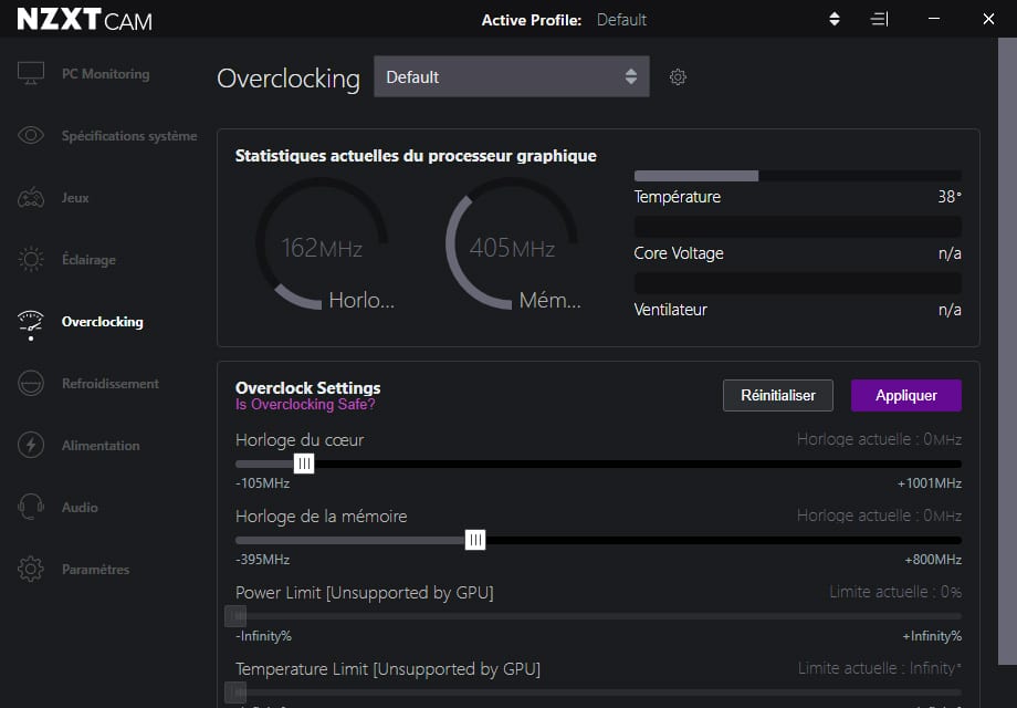 Le logiciel CAM de chez NZXT