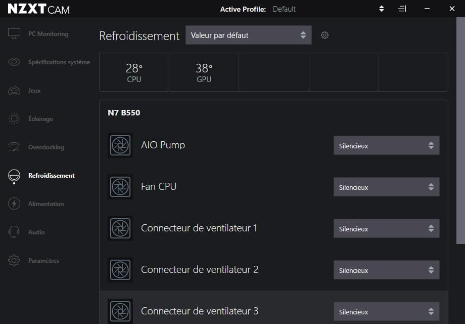 Le logiciel CAM de chez NZXT