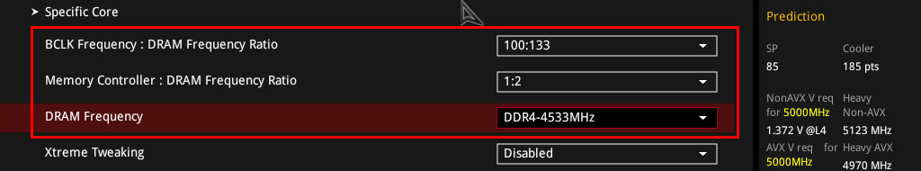 Overclocking mémoire Z590
