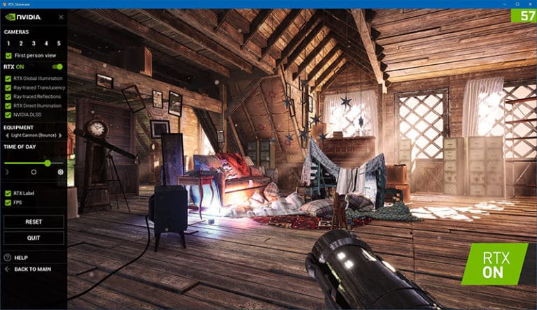 Demo NVIDIA The attic