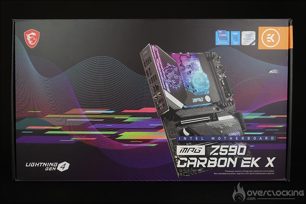 La carte mère MSI MEG Z590 Carbon EK X