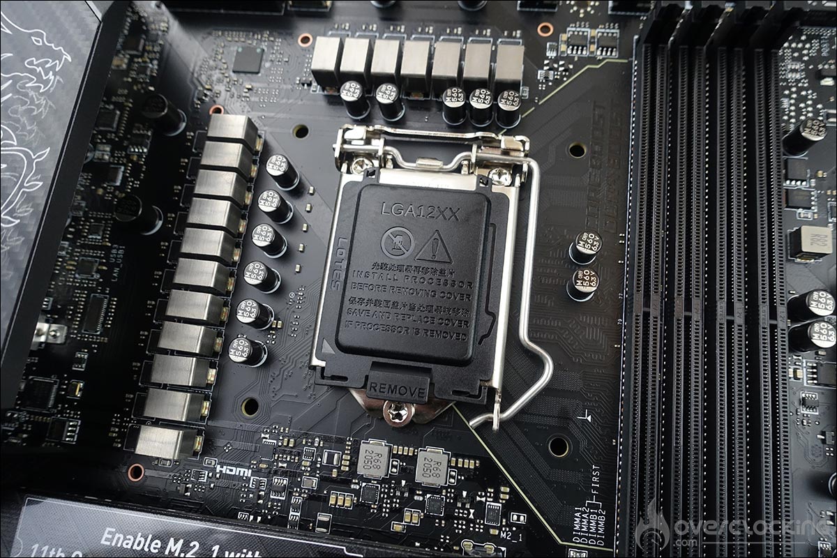 La carte mère MSI MEG Z590 Carbon EK X