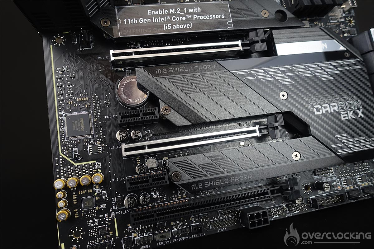 La carte mère MSI MEG Z590 Carbon EK X